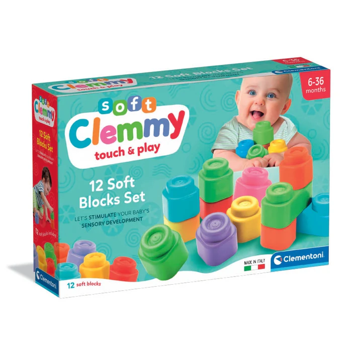 CLEMENTONİ YUMUŞAK BLOK SETİ 12PC 14706