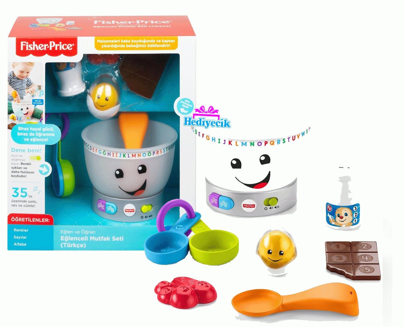 FISHER PRICE EGLENCELI MUTFAK SETI GMX54