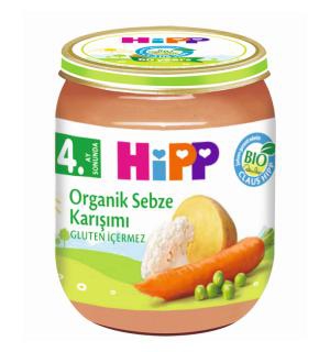 Hipp Organik Sebze Karışımı 125 gr 4m+