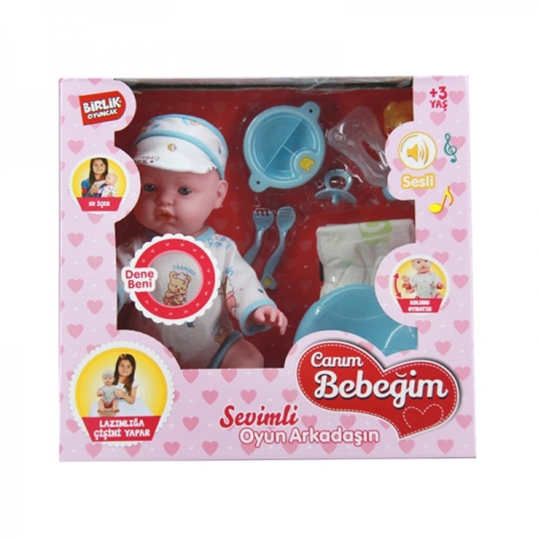 Çişini Yapan Büyük Lazımlıklı Bebek 43 Cm