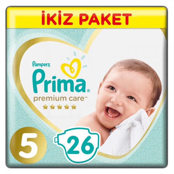 Prima Premium Care Bebek Bezi 5 Beden Juniour 18+ Kg 26li