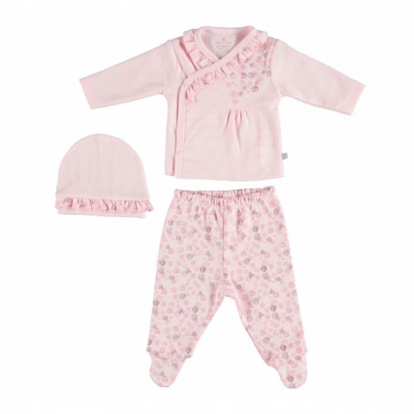 Bibaby Pink Clover Bebek Alt Üst Takımı 73126