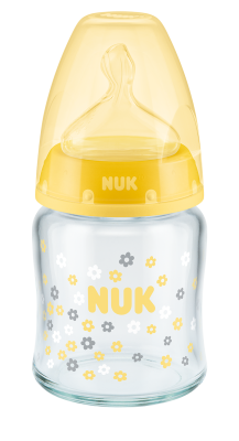 Nuk First Choice+ Cam Biberon - 120ml (0-6 Ay, Orta Delik)