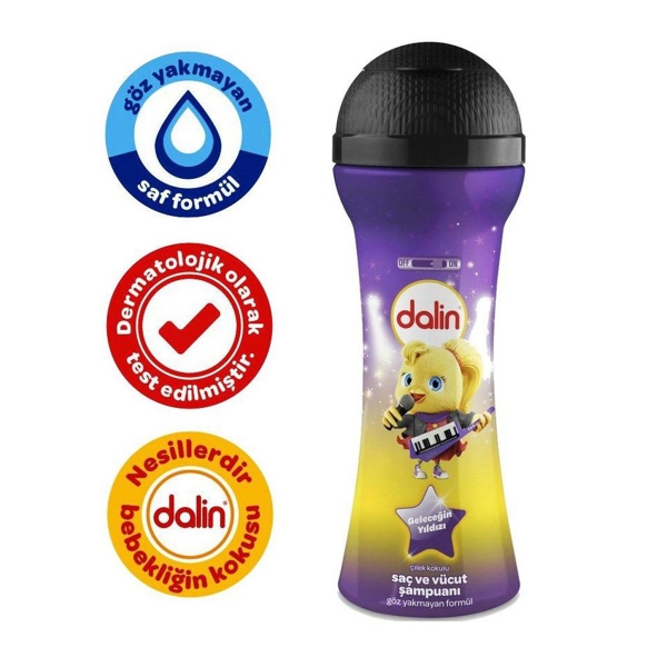 Dalin Geleceğin Yıldızı Saç ve Vücut Şampuanı Çilek 300 ml