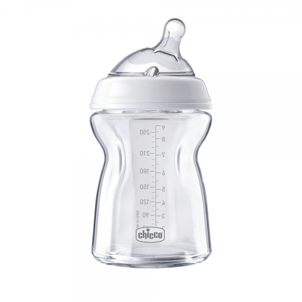 Chicco Natural Feeling Silikon Emzikli Cam Biberon 250 ml 0+ Ay