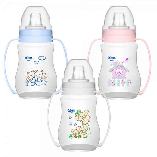 Wee Baby Antikolik Akıtmaz Kulplu PP Bardak 250 ml