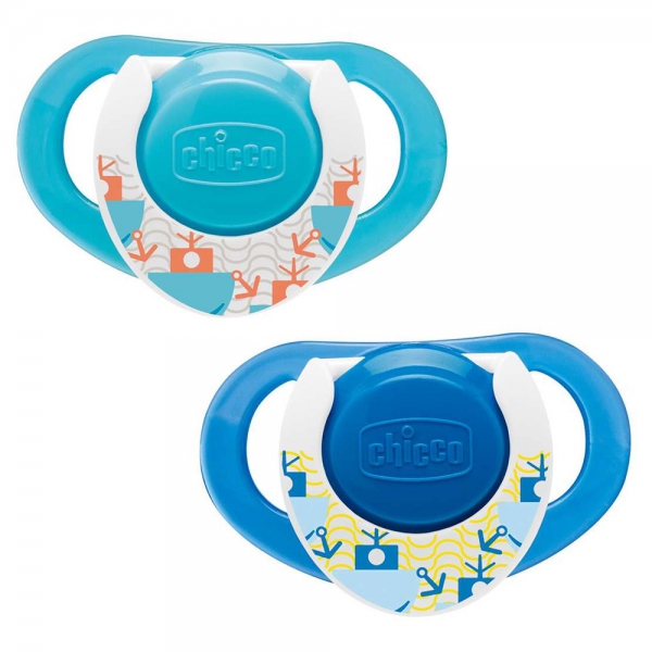 Chicco Physio Compact Kauçuk Emzik 2li 6+ Ay 