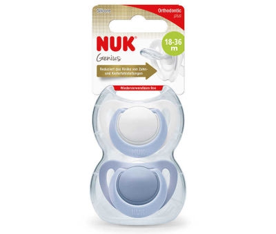 Nuk Genius Silikon Emzik (18-36 Ay) (2 Adet, Kutulu)