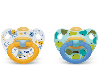 Nuk Happy Kids Kauçuk Emzik (18-36 Ay) (2li Kutu)