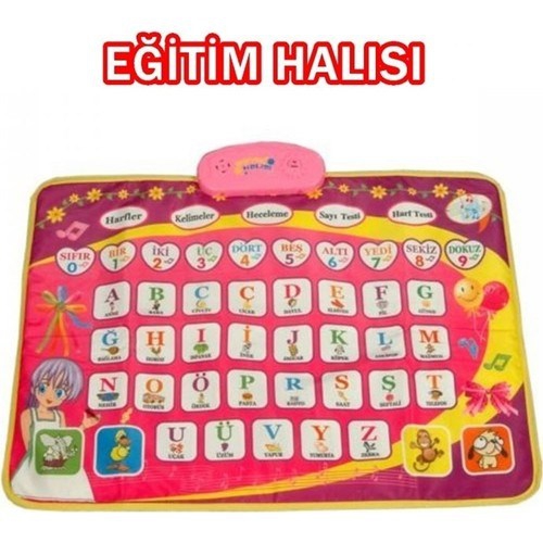 Eğitici Halı Alfabe Pembe