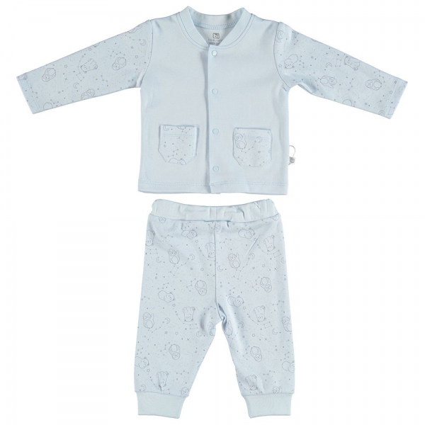 Bibaby Stars Bebek Pijama Takımı 59555 