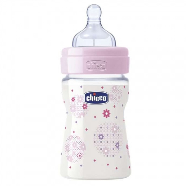 Chicco Well Being Silikon Emzikli PP Biberon 150 ml Normal Akış