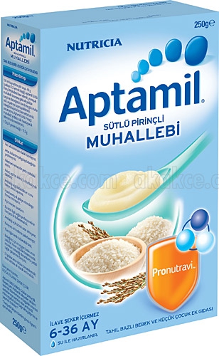 Aptamil Sütlü Pirinçli Muhallebi 250 gr Kaşık Maması 6m+