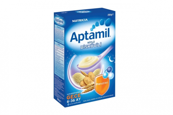 Milupa Aptamil Sütlü Bisküvili 250 gr Kaşık Maması 6m+