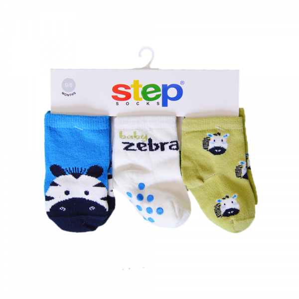 Step Bebek Çorabı 3'lü 10028 