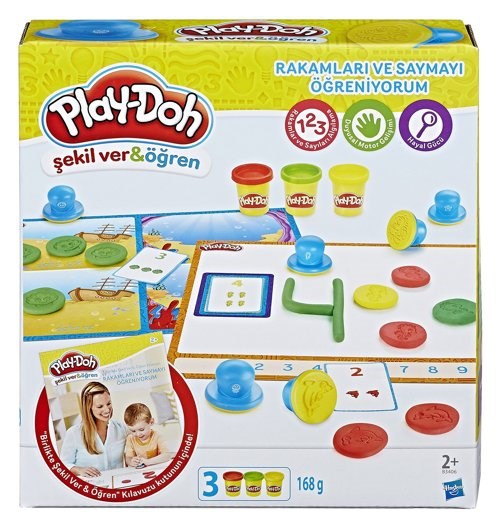 Play-Doh Rakamları ve Saymayı Öğreniyorum