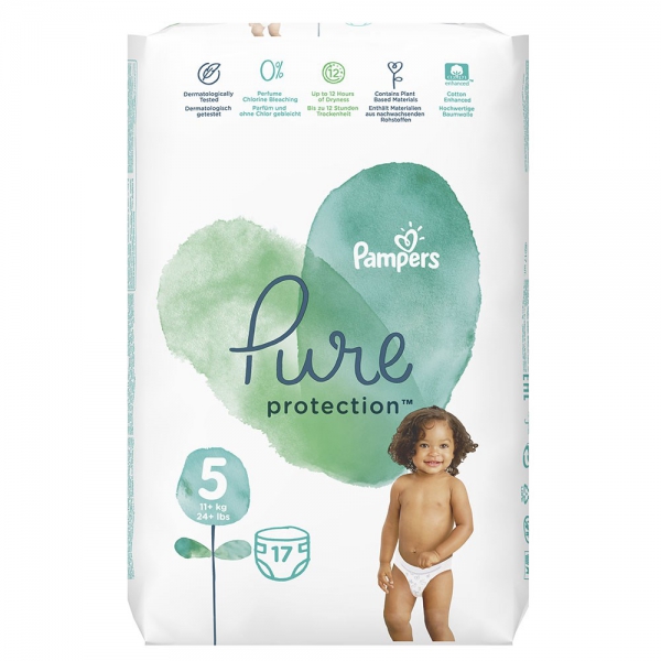 Prima Pampers Aqua Pure Bebek Bezi 5 Beden Junior 11-16 Kg 17li