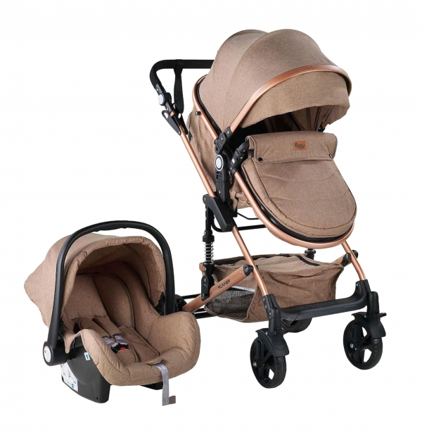 Babyhope Runner Travel Sistem Bebek Arabası Gold BH-3007