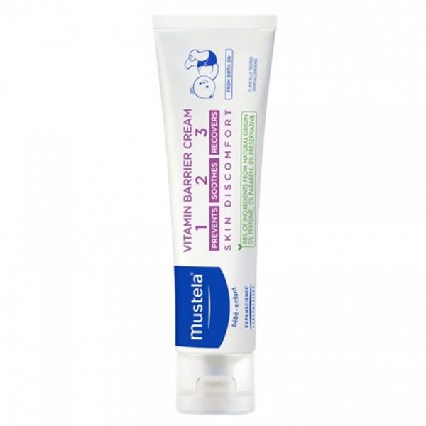 Mustela Vitamin Bariyer 1-2-3 Pişik Kremi 100 ml