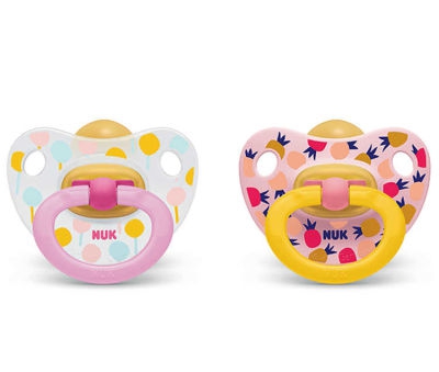 Nuk Happy Kids Kauçuk Emzik (6-18 Ay) (2li Kutu)