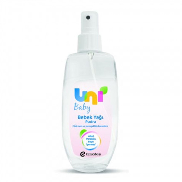 Uni Baby Bebek Yağı Pudra Kokulu 200 ml