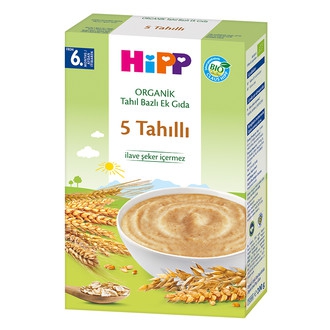 Hipp Organik 5 Tahıllı Tahıl Bazlı Ek Gıda 200gr