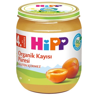 Hipp Organik Kayısı Püresi 125 gr 4m+