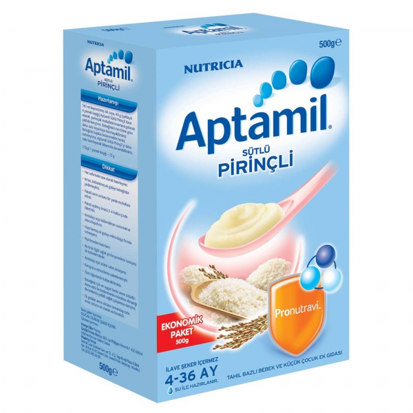 Aptamil Sütlü Pirinçli Ekonomik Paket 500 gr Kaşık Maması 6m+