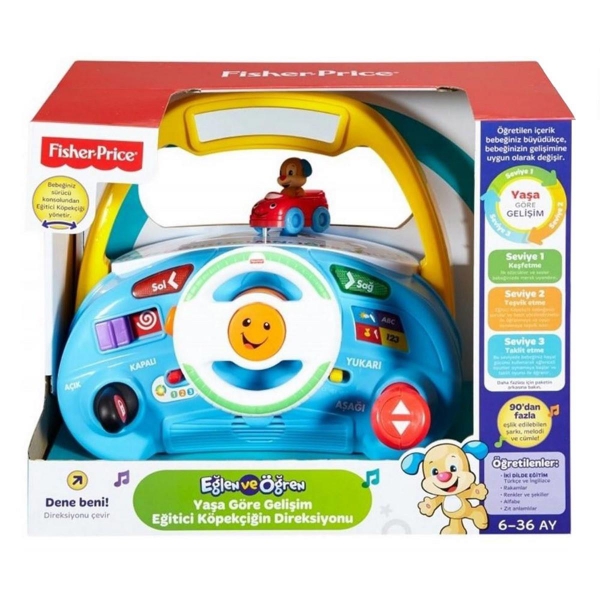 Fisher Price Eğitici Köpekçiğin Direksiyonu