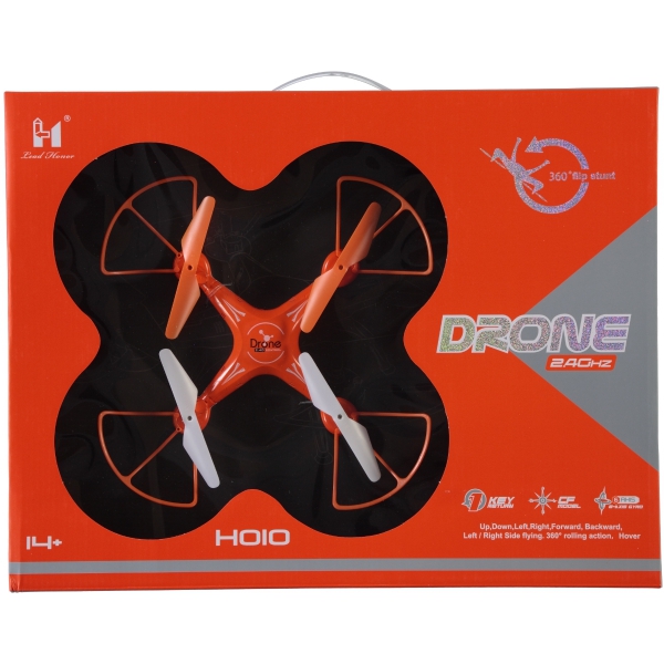 Can Oyuncak Drone Helikopter Turuncu