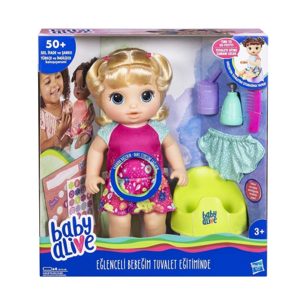 Baby Alive Eğlenceli Bebeğim Tuvalet Eğitimi