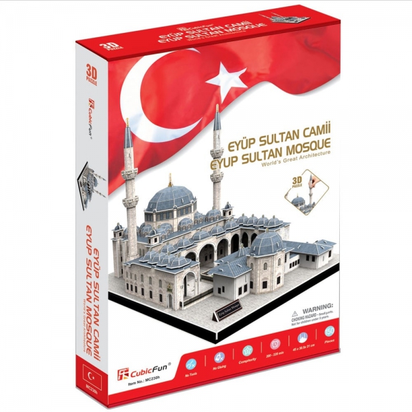 Cubic Fun 3 Boyutlu Puzzle 150 Parça Eyüp Sultan Camii