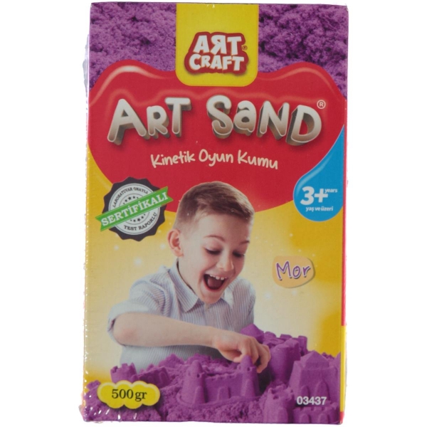 Art Craft Kinetik Oyun Kumu 500 gr 3+ Yaş Mor