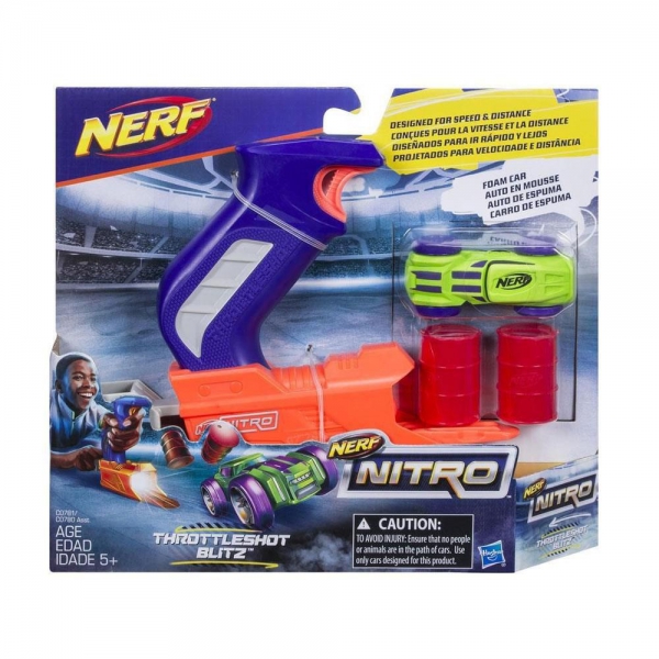 Nerf Nitro Throttleshot Blitz Yeşil Araba