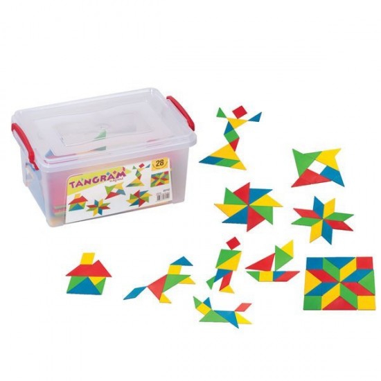 OYUNCAK 03152 TANGRAM KÜÇÜK BOX 28 PARÇA