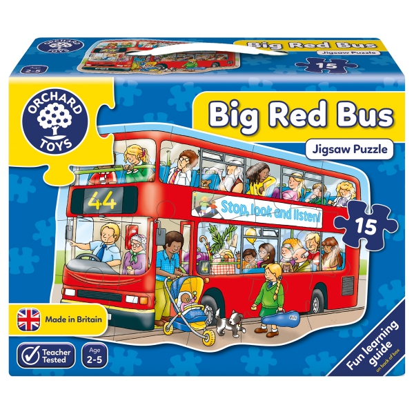 Orchard Toys Büyük Otobüs Puzzle (Big Bus) 2 - 5 Yaş