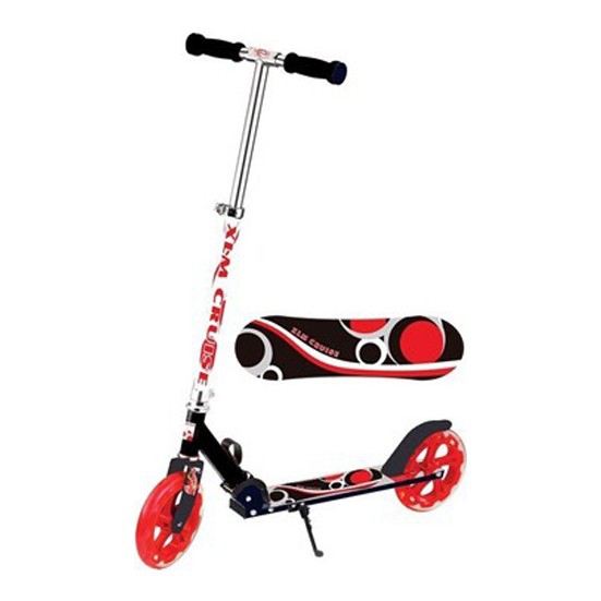 Babyhope Xlm -9028 Ayaktan Frenli Katlanır Aluminyum Scooter Kırmızı