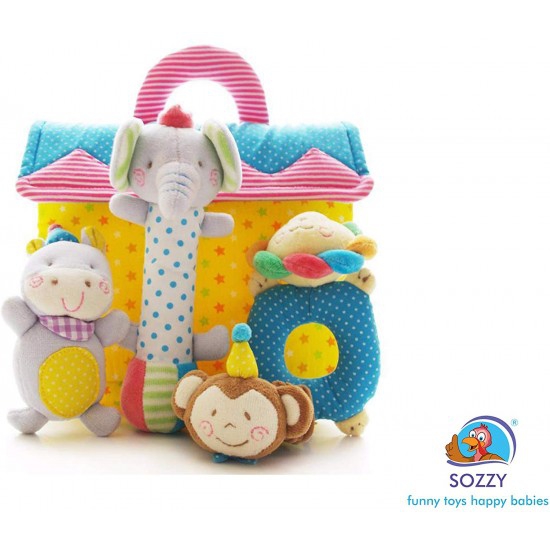 Sozzy Toys Peluş Oyuncakları Seti Ve Çantası