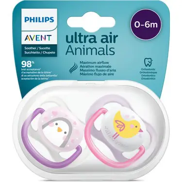 Philips Avent Ultra Air Silikon Emzik 2Li