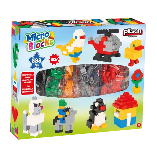 PILSAN 03 492 MIKRO BLOKLAR SERISI NO:2 588 PCS