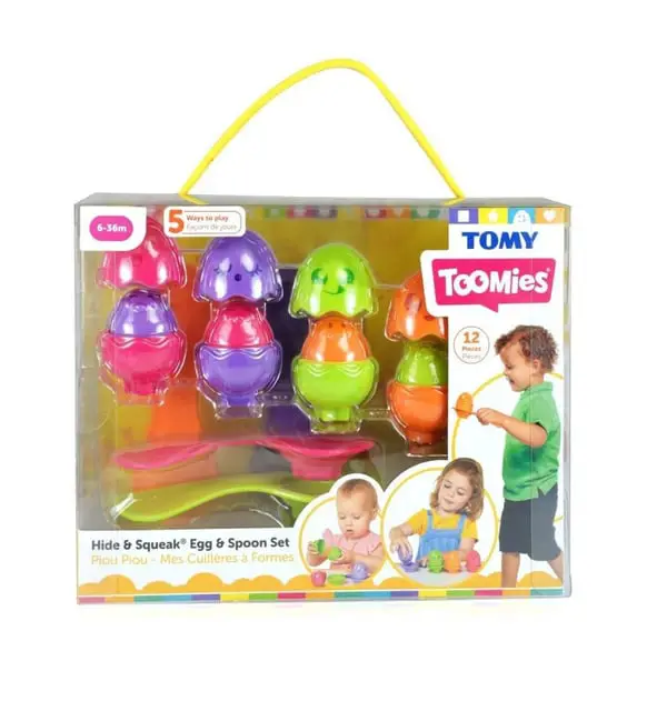 TOMY SAKLAMBAÇLI YUMURTA KAŞIK SETİ 73082